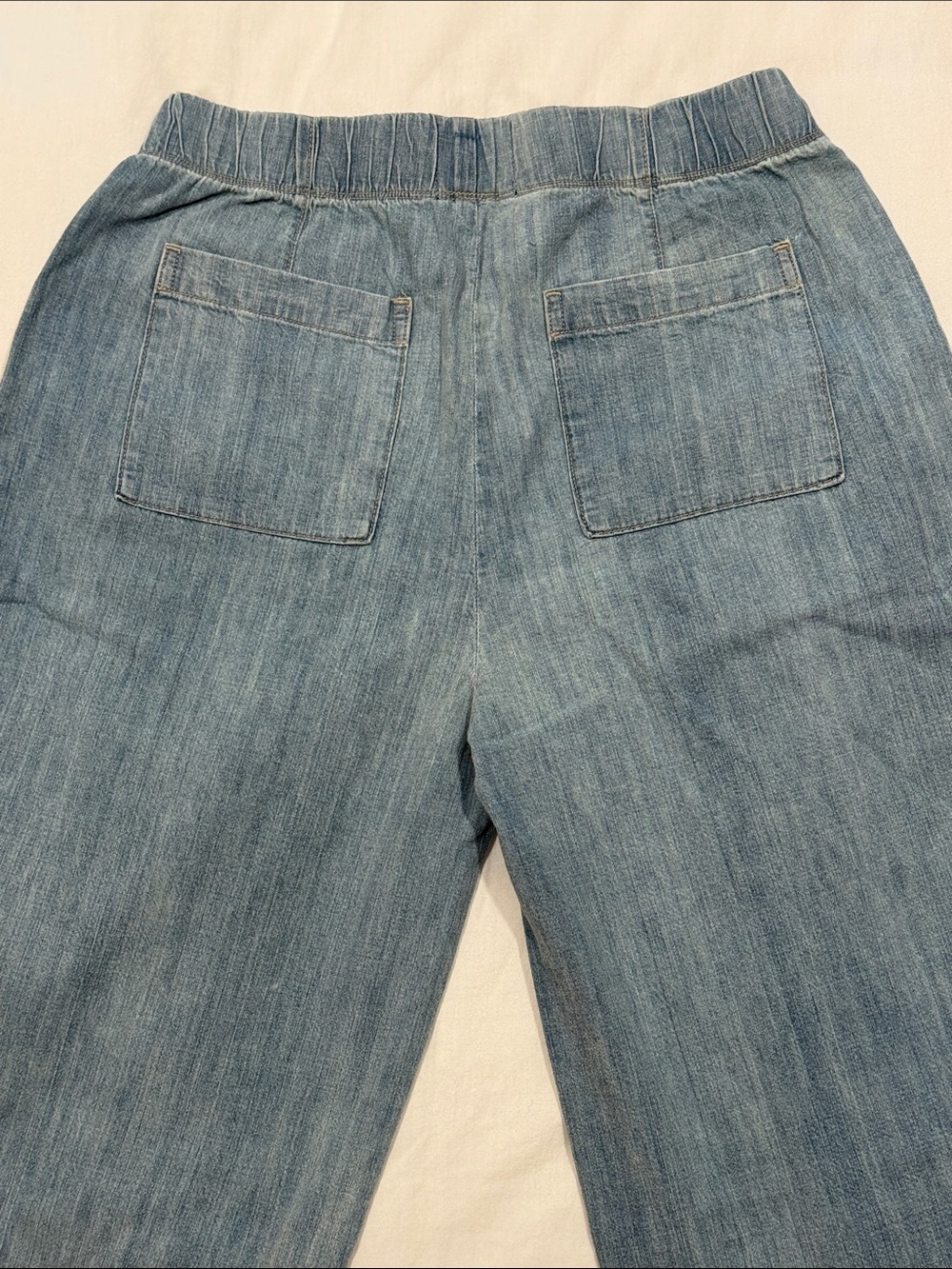 James Perse Denim Pleated Pant - Picture 5 of 9